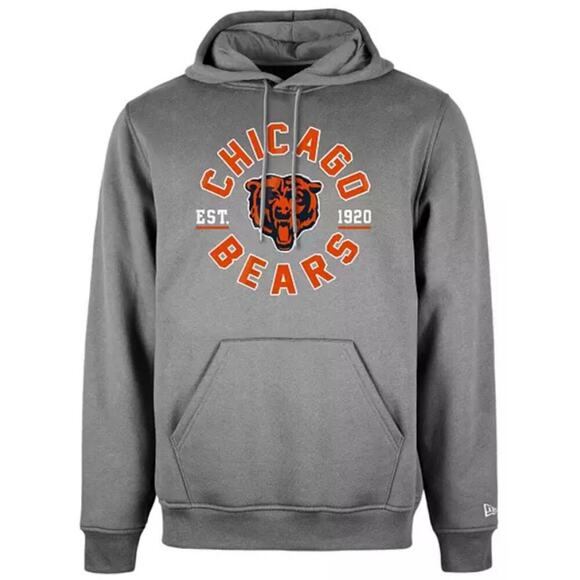 New Era Women's Gray Chicago Bears Around Hoodie Size M - Picture 1 of 5